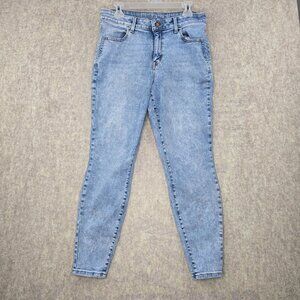 M Jeans By Maurices High-Rise Skinny Jeans Light Wash Size Large Cotton Blend